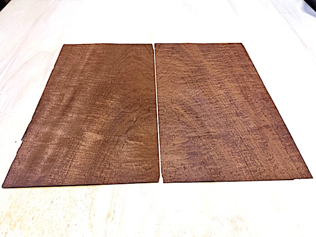 Mahogany, Genuine Figured Veneer - 2 pcs, 11"W x 18-1/2"L